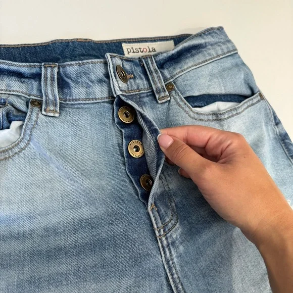 PISTOLA HIGH RISE DISTRESSED JEANS - Picture 8 of 8